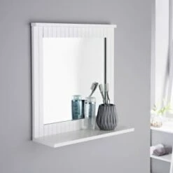 Maine Bathroom Mirror With Shelf