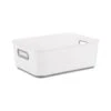 Anti Slip Medium Storage Box - White -Addis Homedecor Store 396958 anti slip medium storage box white