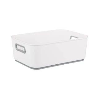Anti Slip Medium Storage Box - White 3 Anti Slip Medium Storage Box - White
