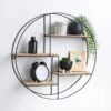 B&M Michigan Round Multi-Section Shelf -Addis Homedecor Store 397377 michigan circular shelf