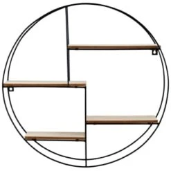 B&M Michigan Round Multi-Section Shelf -Addis Homedecor Store 397377 michigan circular shelf 2
