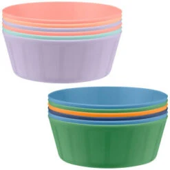Simply Kids Colour Bowls 6pk - Multicolour -Addis Homedecor Store 398568 398571 6pk simply kids colour bowls group