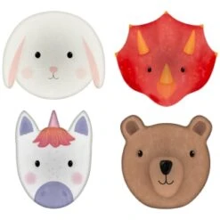 Kids Animal Shaped Plate - Bear -Addis Homedecor Store 398586 kids animal shaped plates group