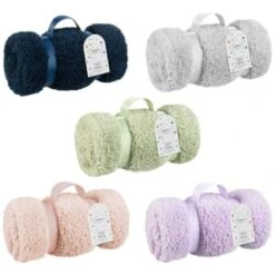 Simply Kids Teddy Throw - Sage -Addis Homedecor Store 400204 400205 400206 400208 400209 simply kids teddy rolled kids throw group 3