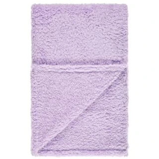 Simply Kids Teddy Throw - Lilac 4 Simply Kids Teddy Throw - Lilac - Image 2