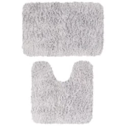Grey- Tufted Bath Mat -Addis Homedecor Store 400281 400286 tufted bath and ped mat grey 1